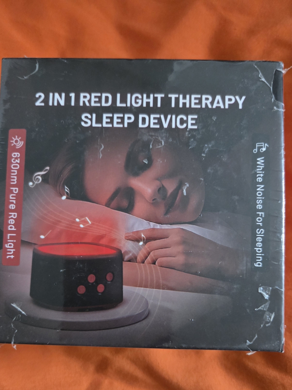 2-in-1 Red Light Therapy Sleep Device